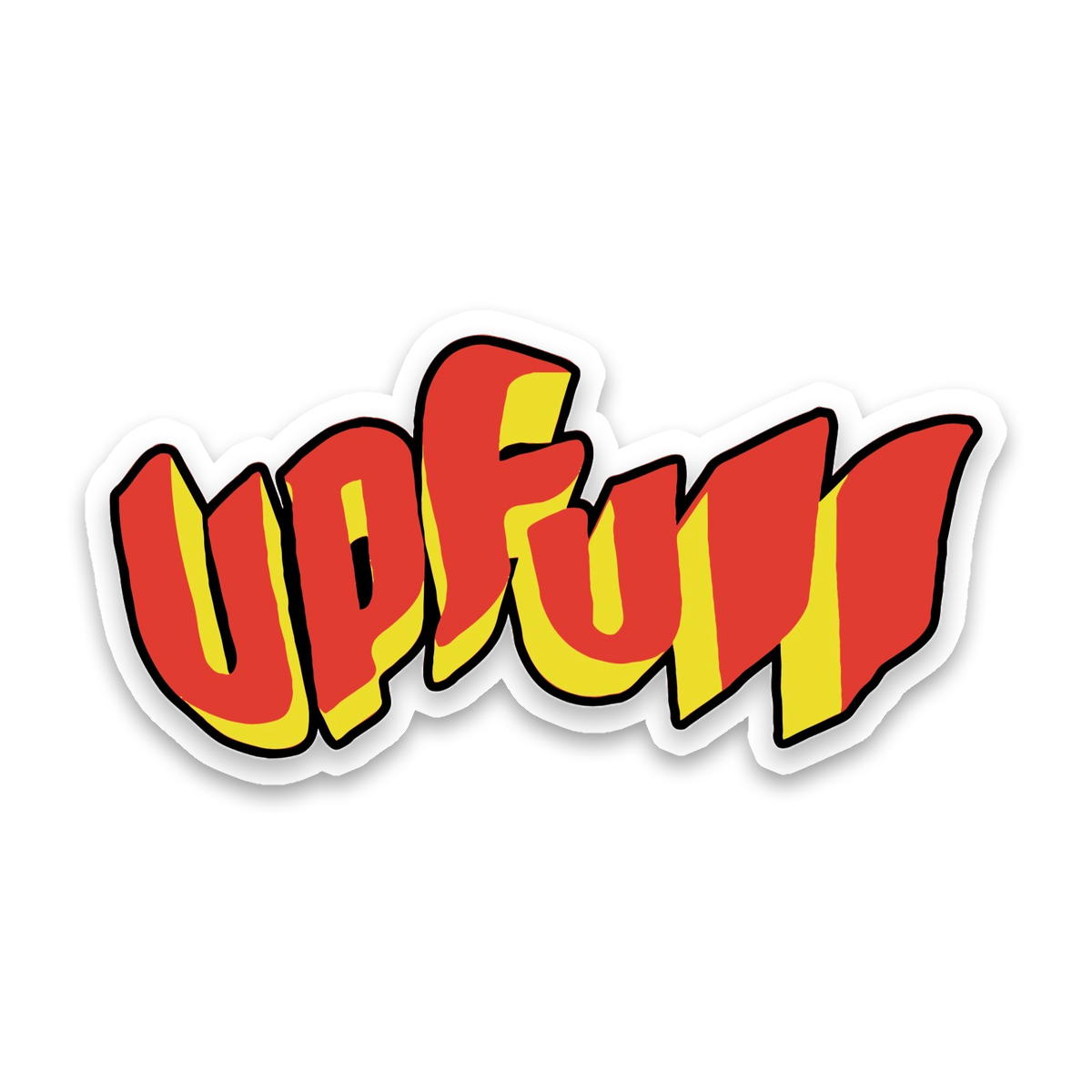 Upfull 3D Sticker in Black
